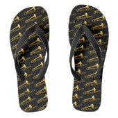 Trombonetekening Teenslippers (Voetbed)