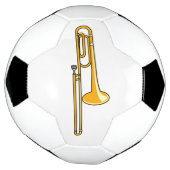 Trombonetekening Voetbal (Gedraaid)