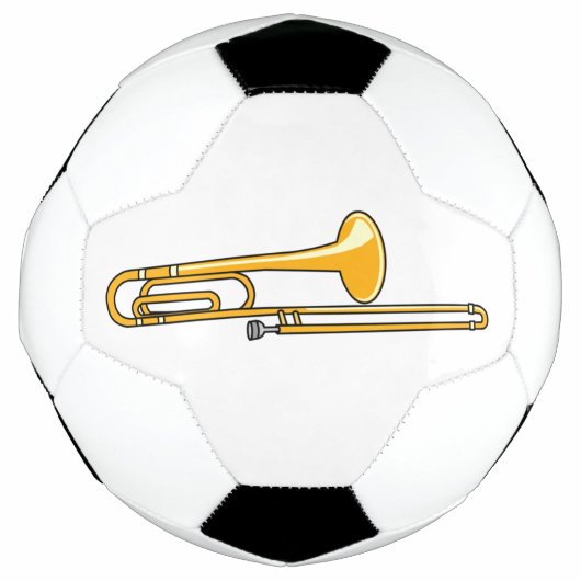 Trombonetekening Voetbal (Voorkant)
