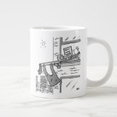 Trombonist Hangs zijn wasbeurt uit Grote Koffiekop (Rechts)