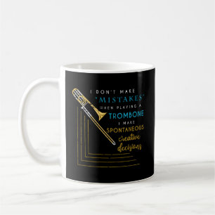 Trombonist Jazz Muzikant Marching Band Trombone Koffiemok