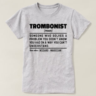 Trombonist naamwoord definitie trombone speler sar t-shirt