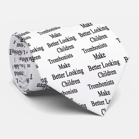 Trombonisten maken kinderen beter stropdas (Opgerold)