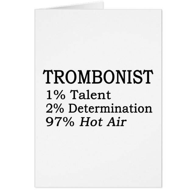 Trombonistt Hot Air (Voorkant)