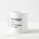 Trombonistt Hot Air Koffiemok (Voorkant links)