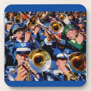tromboombok AKA band geeks wild Bier Onderzetter