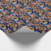 tromboombok AKA band geeks wild Cadeaupapier (Hoek)