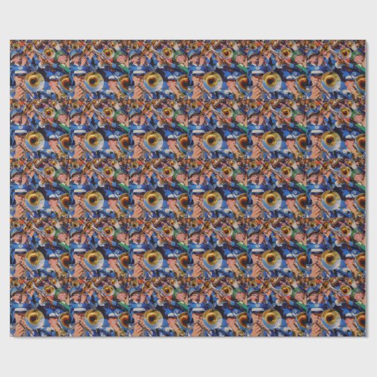 tromboombok AKA band geeks wild Cadeaupapier (Vlak)