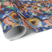 tromboombok AKA band geeks wild Cadeaupapier (Rol Hoek)