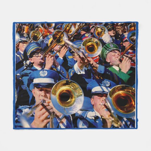 tromboombok AKA band geeks wild Fleece Deken (Voorkant (Horizontaal))