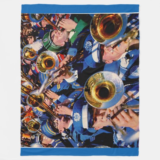 tromboombok AKA band geeks wild Fleece Deken (Voorkant)