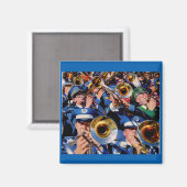 tromboombok AKA band geeks wild Magneet (Voorkant / Achterkant)
