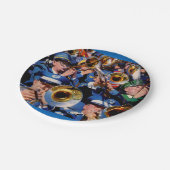 tromboombok AKA band geeks wild Papieren Bordje (Gekanteld)