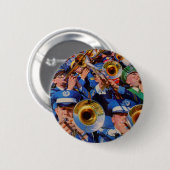 tromboombok AKA band geeks wild Ronde Button 5,7 Cm (Voorkant /achterkant)