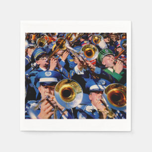 tromboombok AKA band geeks wild Servetten