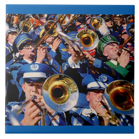tromboombok AKA band geeks wild Tegeltje (Voorkant)