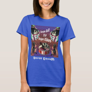 Tromgeroffel voor suikereekhoorns Dames T-Shirt
