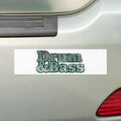 Trommel en Bass Bumpersticker (Op auto)