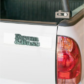 Trommel en Bass Bumpersticker (Op Truck)