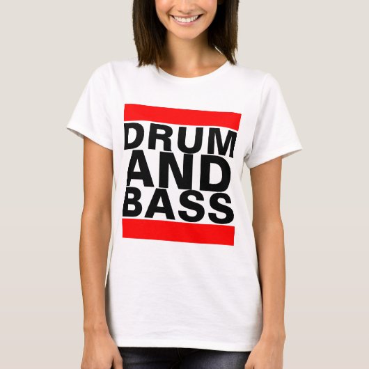 Trommel en Bass T-shirt (Voorkant)