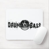 Trommel- en Bass-verbrijzelingsrecord Muismat (Met muis)