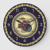 Trommel ingesteld op 02 ~ Musical Scroll ~ Gold/Na Grote Klok (Voorkant)
