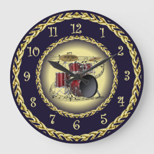 Trommel ingesteld op 02 ~ Musical Scroll ~ Gold/Na Grote Klok