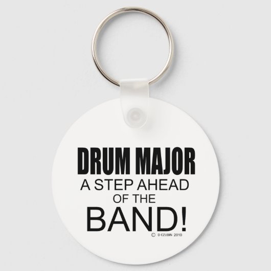 Trommel Majoor een stap voor de Band! Sleutelhanger (Voorkant)