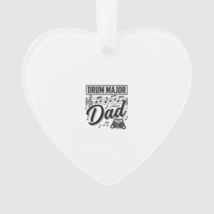 Trommel Majoor Vader Vintage Muzieksjabloon_1 Ornament