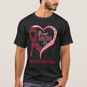 Trommel moeder van erfelijke hemochromatose warrio t-shirt
