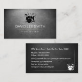 Trommel op het alkbord visitekaartje (Voorkant / Achterkant)