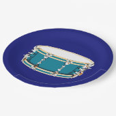 Trommel - Papieren Borden Bordje (Gekanteld)