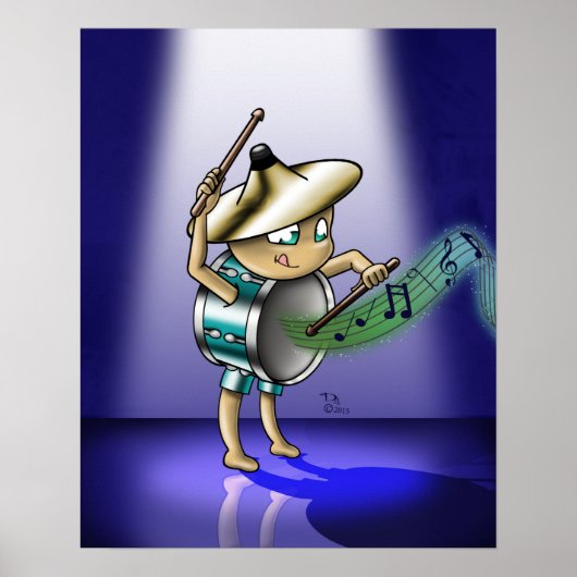 Trommel Poster (Voorkant)
