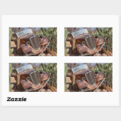 Trommel Rechthoekige Sticker (Vel)