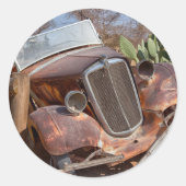 Trommel Ronde Sticker (Voorkant)