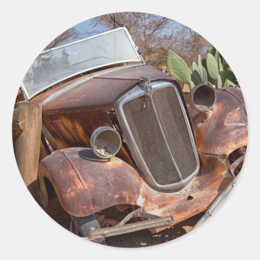 Trommel Ronde Sticker (Voorkant)