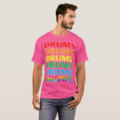 trommel t-shirt (Voorkant volledig)