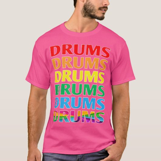 trommel t-shirt (Voorkant)