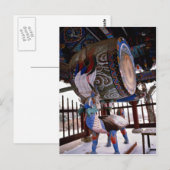 Trommel (tempel) briefkaart (Voorkant / Achterkant)