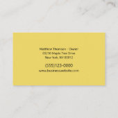 Trommel verwijderen van vuilnis visitekaartje (Achterkant)