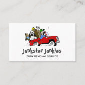 Trommel verwijderen van vuilnis visitekaartje (Voorkant)