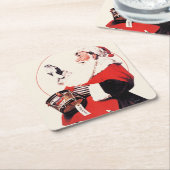 Trommel voor Tommy Kartonnen Onderzetters (Schuin)