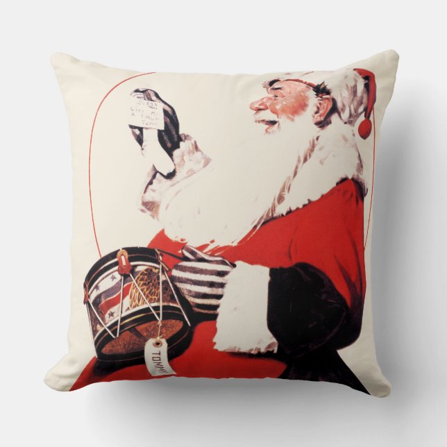 Trommel voor Tommy Kussen (Voorkant)