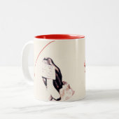 Trommel voor Tommy Tweekleurige Koffiemok (Voorkant links)