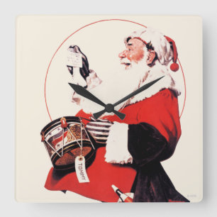 Trommel voor Tommy Vierkante Klok