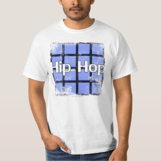 Trommelblokken met heupkop (blauw) t-shirt