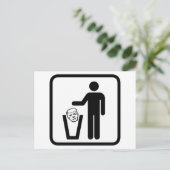 trommelbord briefkaart (Staand voorkant)