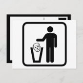 trommelbord briefkaart (Voorkant / Achterkant)