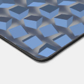 Trommeldozen blauw bureaumat (Hoek)