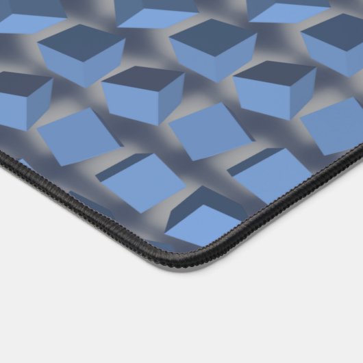 Trommeldozen blauw bureaumat (Hoek)